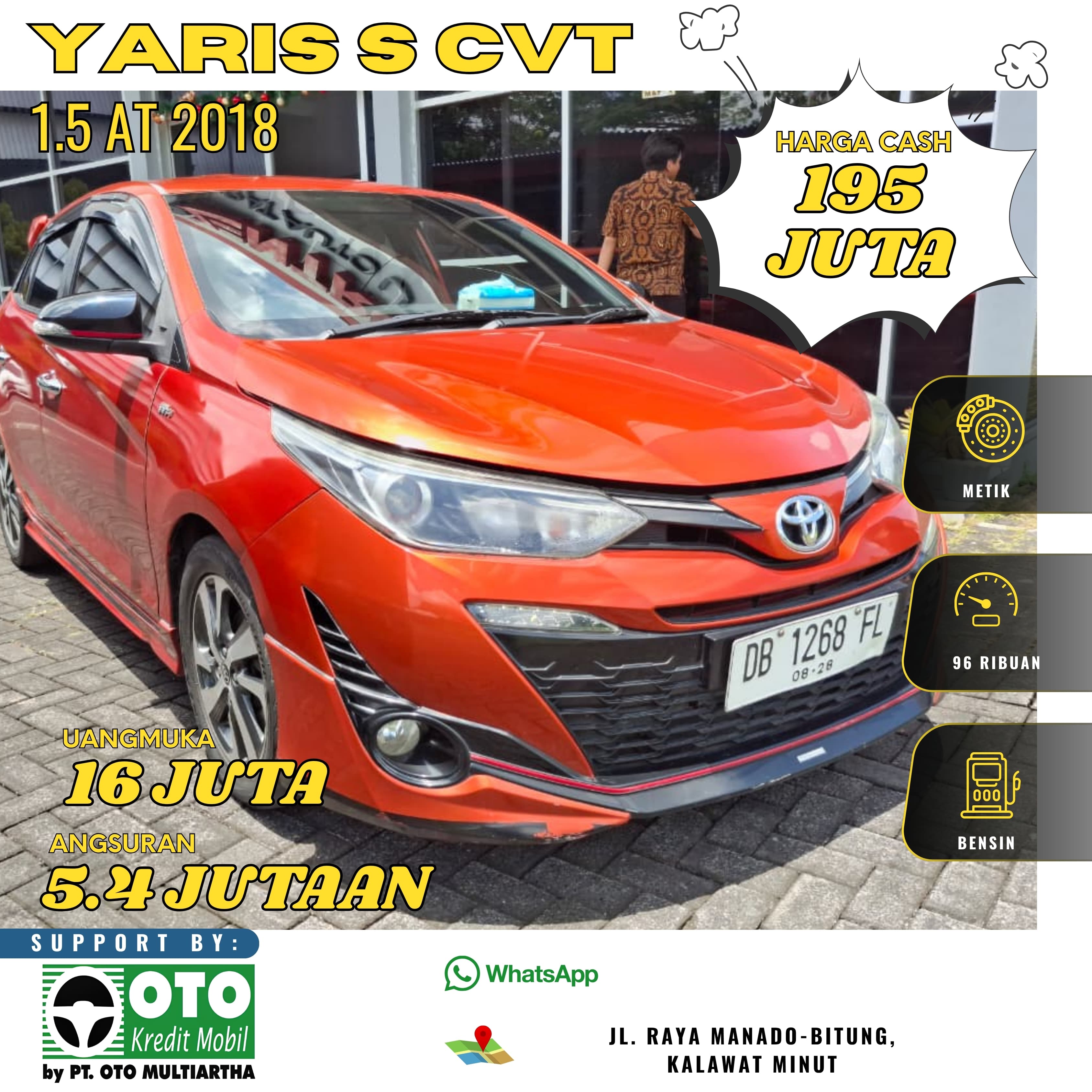 Toyota Yaris S TRD 1.5 CVT 2018